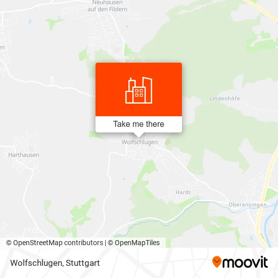 Карта Wolfschlugen