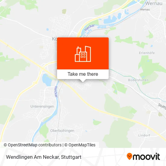 Карта Wendlingen Am Neckar