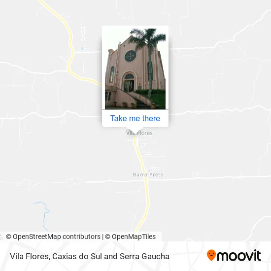Vila Flores map