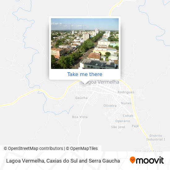Lagoa Vermelha map