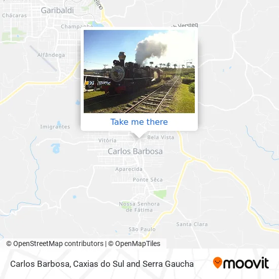 Carlos Barbosa map