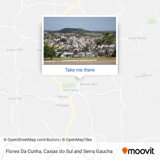 Flores Da Cunha map
