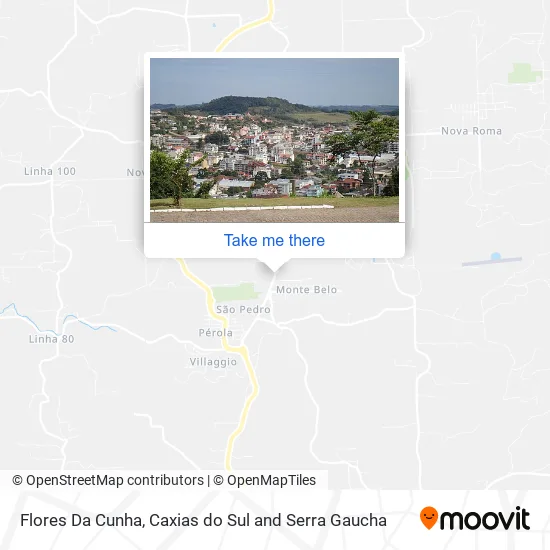 Flores Da Cunha map