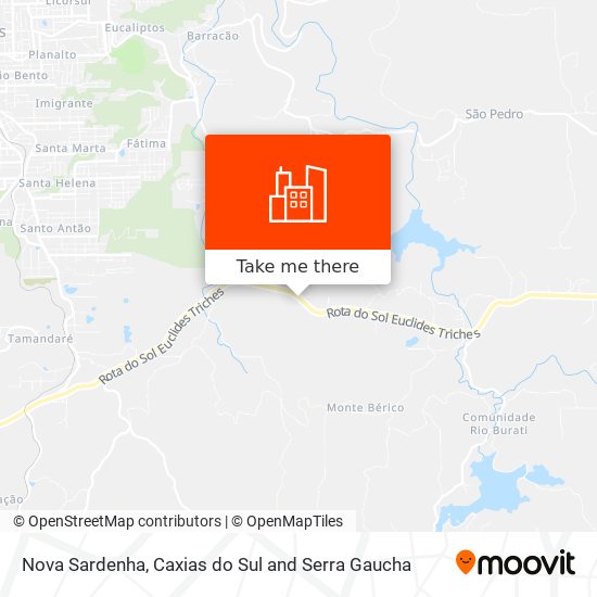 Nova Sardenha map