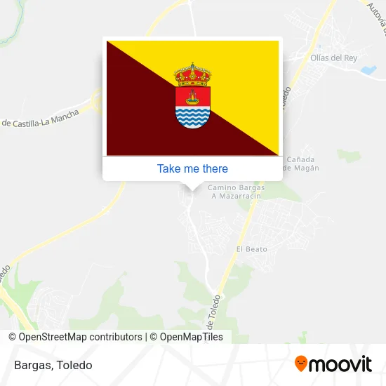 Bargas map