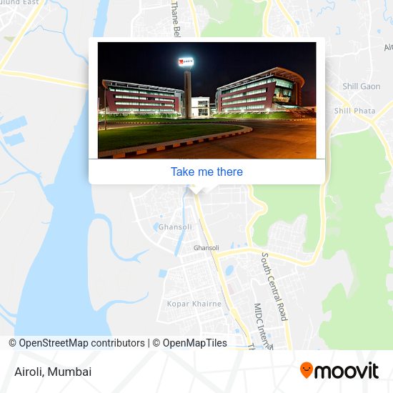 Airoli map