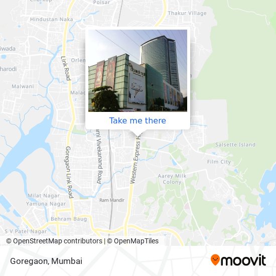 Goregaon map