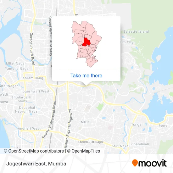 Jogeshwari East map