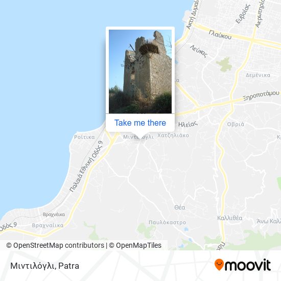 Μιντιλόγλι map