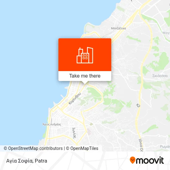 Αγία Σοφία map