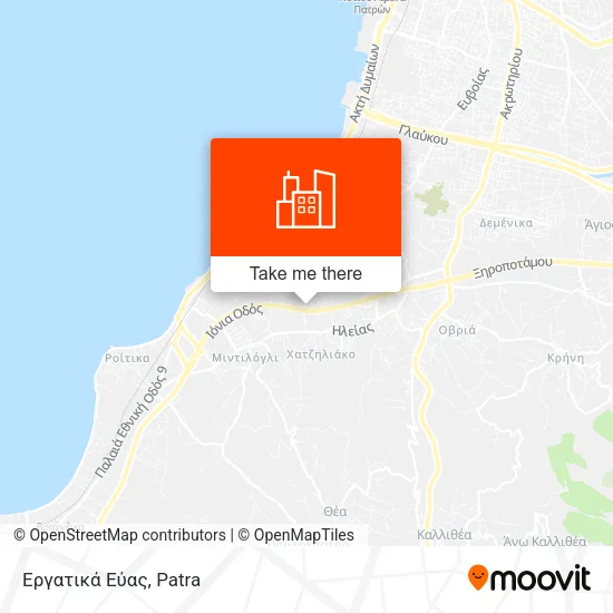 Εργατικά Εύας map