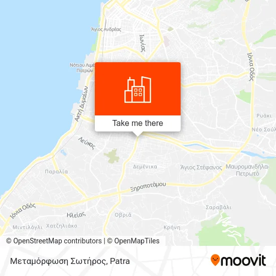 Μεταμόρφωση Σωτήρος map