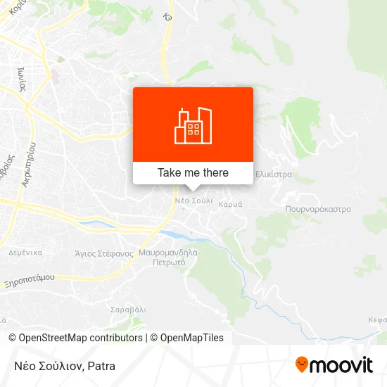 Νέο Σούλιον map