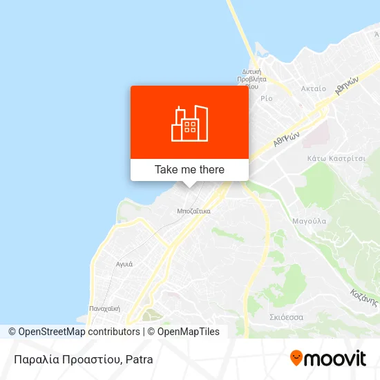 Παραλία Προαστίου map