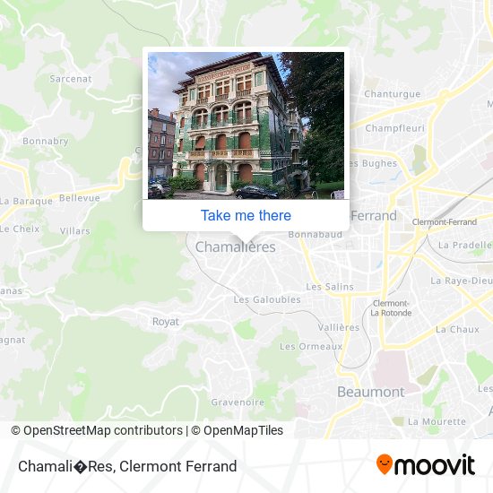 Chamali�Res map