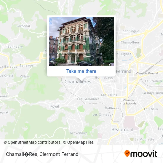 Chamali�Res map