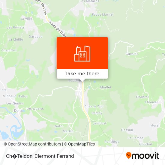 Ch�Teldon map