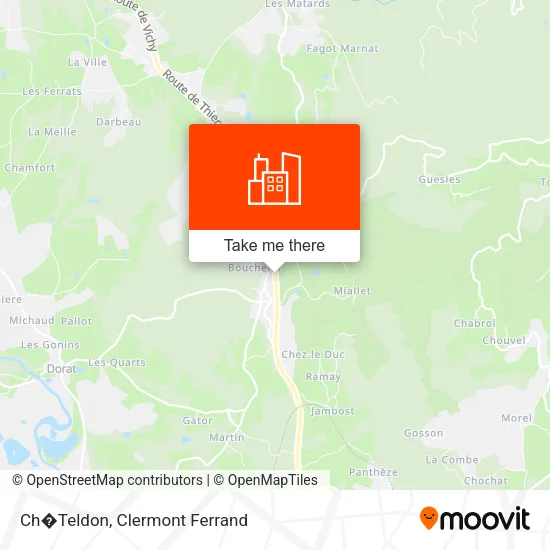 Ch�Teldon map