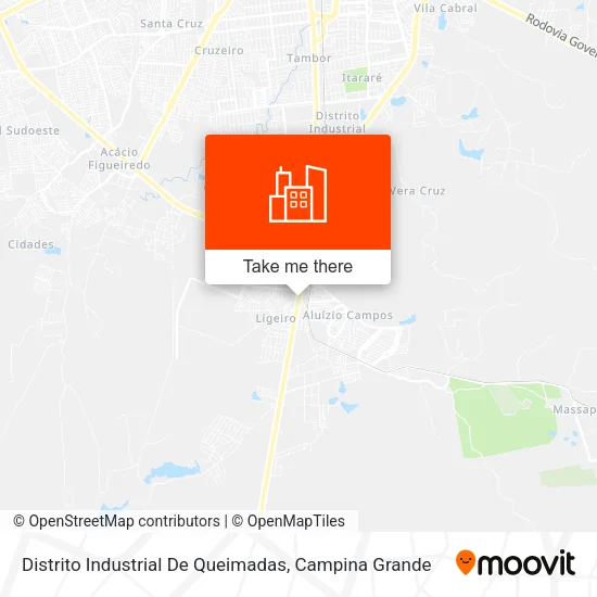 Distrito Industrial De Queimadas map