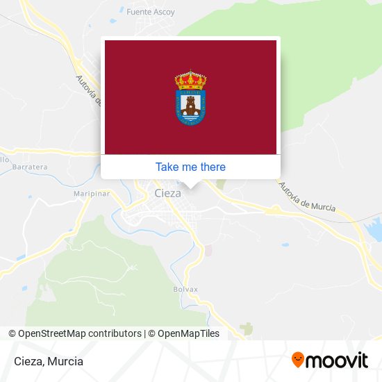 Cieza map