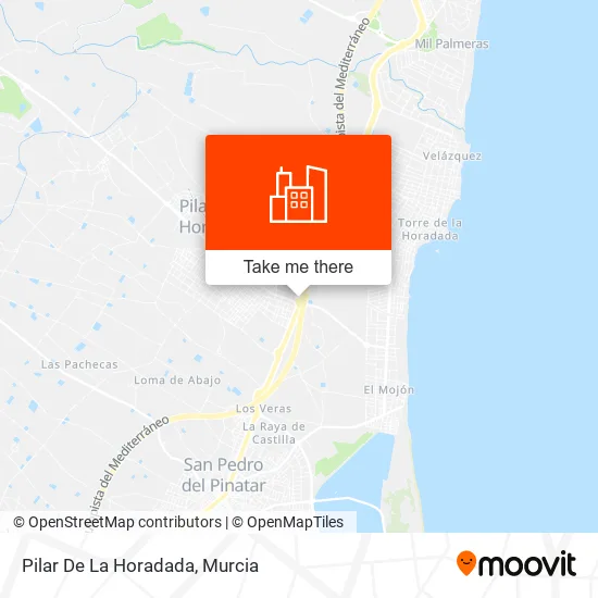 Pilar De La Horadada map