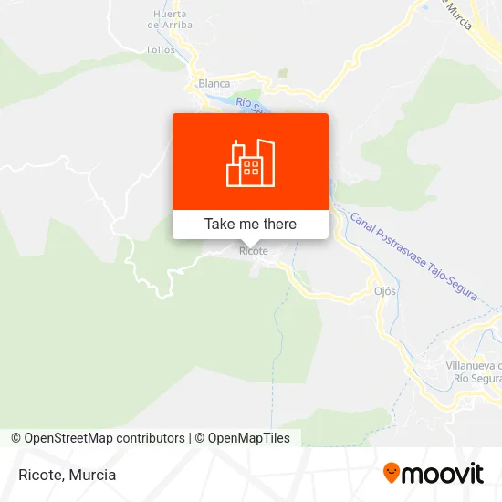 Ricote map
