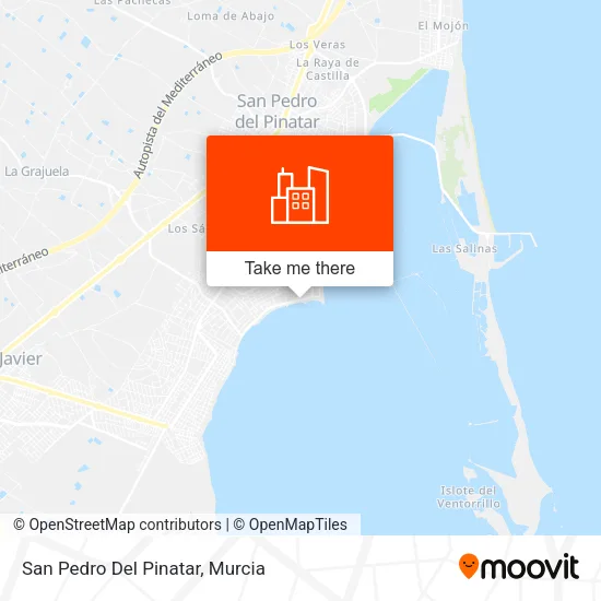 San Pedro Del Pinatar map