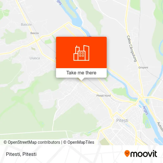 Pitesti map