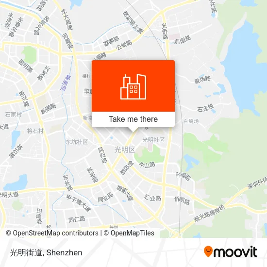 光明街道 map