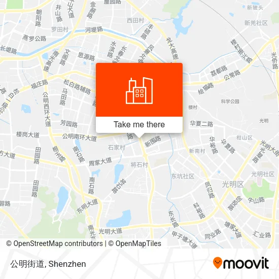 公明街道 map