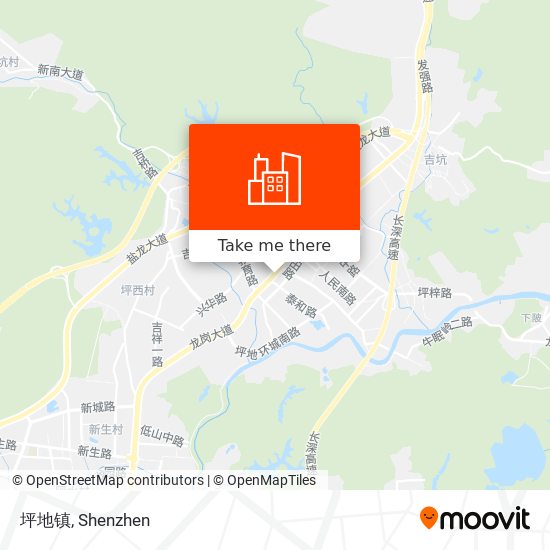 坪地镇 map