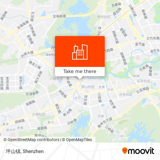 坪山镇 map