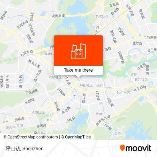 坪山镇 map