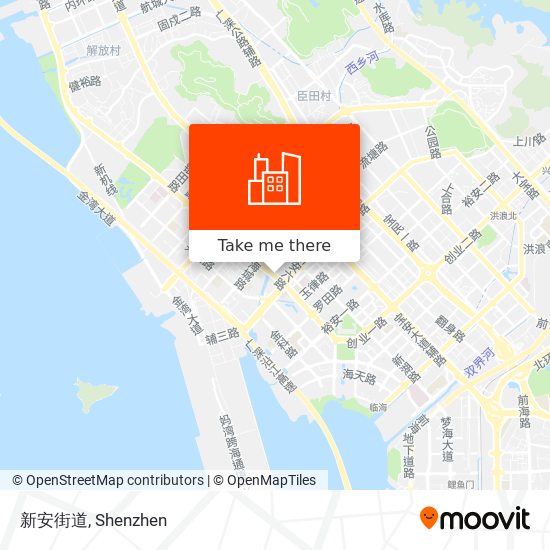 新安街道 map