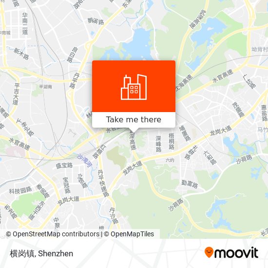 横岗镇 map