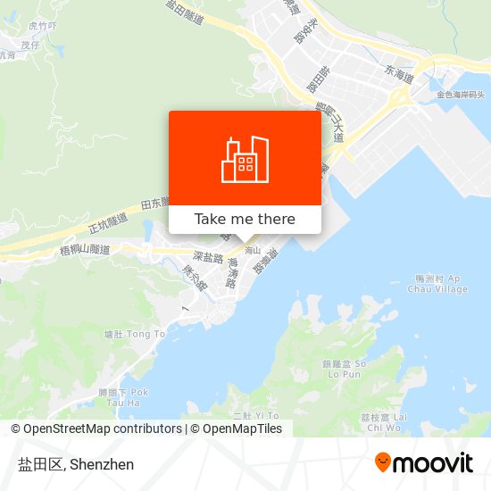 盐田区 map