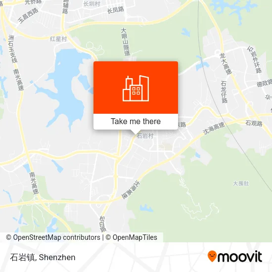 石岩镇 map