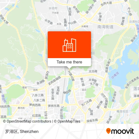 罗湖区 map
