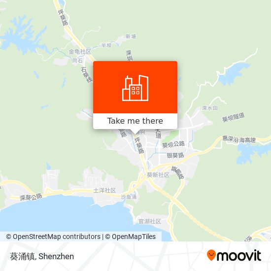 葵涌镇 map
