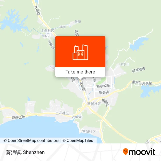 葵涌镇 map