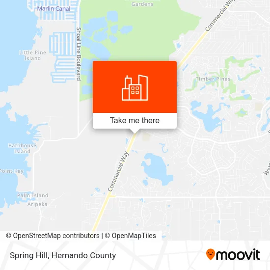 Spring Hill map