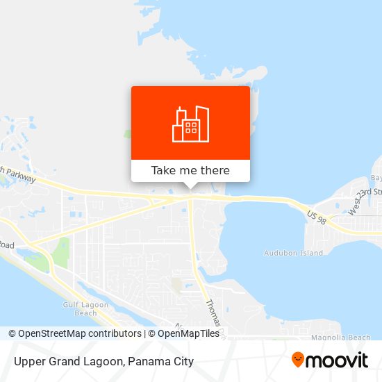 Mapa de Upper Grand Lagoon