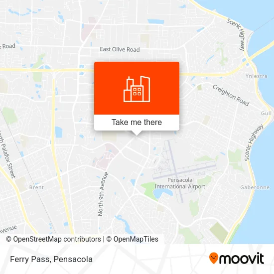 Ferry Pass map