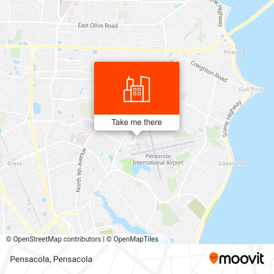 Pensacola map