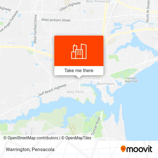 Warrington map