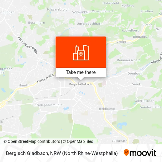 Карта Bergisch Gladbach