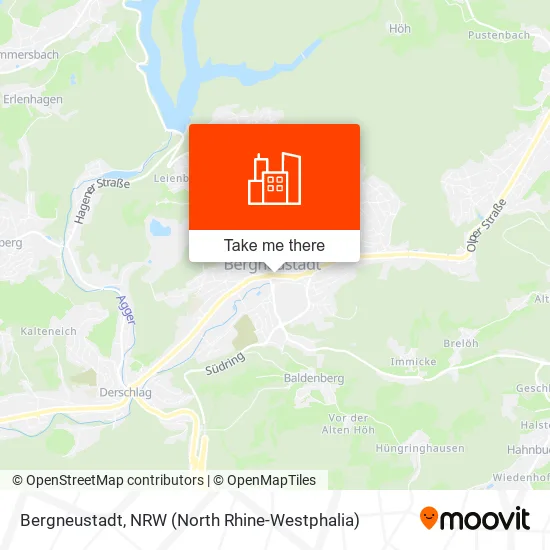 Карта Bergneustadt