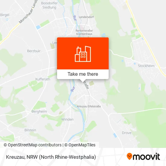 Карта Kreuzau