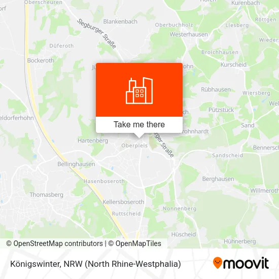 Карта Königswinter