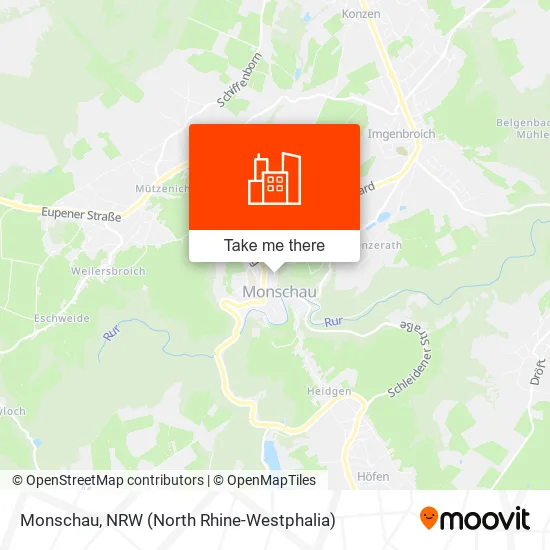 Карта Monschau